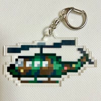 「ドット絵」UH-1Jアクリルキーホルダー