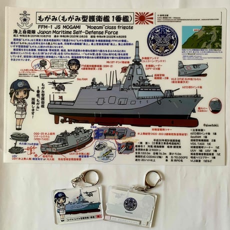 もがみアクリルキーホルダー