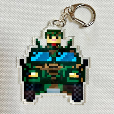 「ドット絵」LAVアクリルキーホルダー