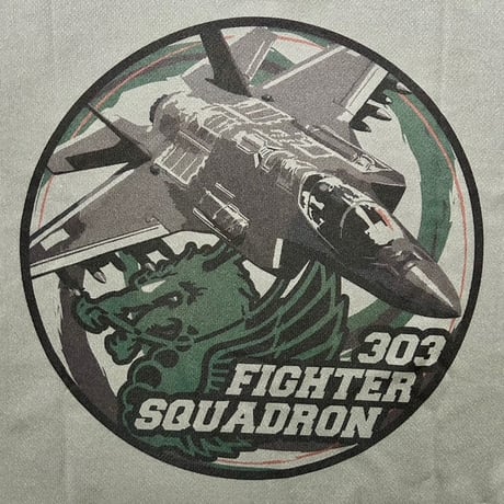 小松基地第303飛行隊F-35A Tシャツ（グレー）