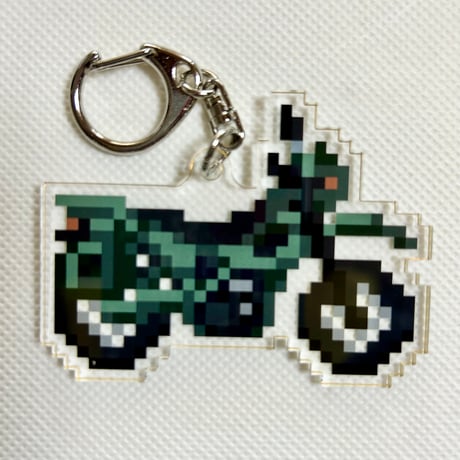 「ドット絵」偵察バイクアクリルキーホルダー