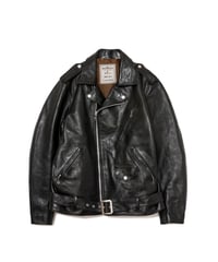 HORSE LEATHER ZIP JACKET VINTAGE MMY