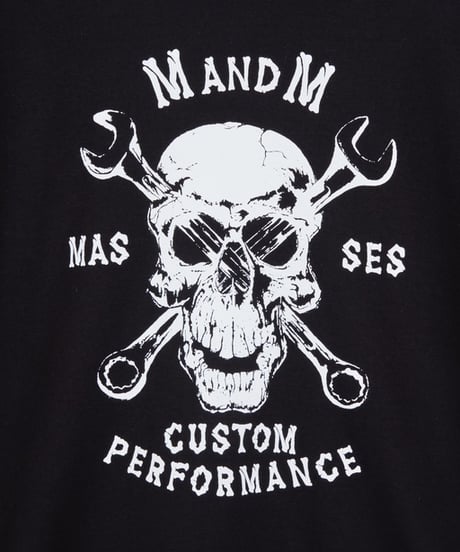 M&M×MASSES T-SHIRT SKULL WRENCH L/S