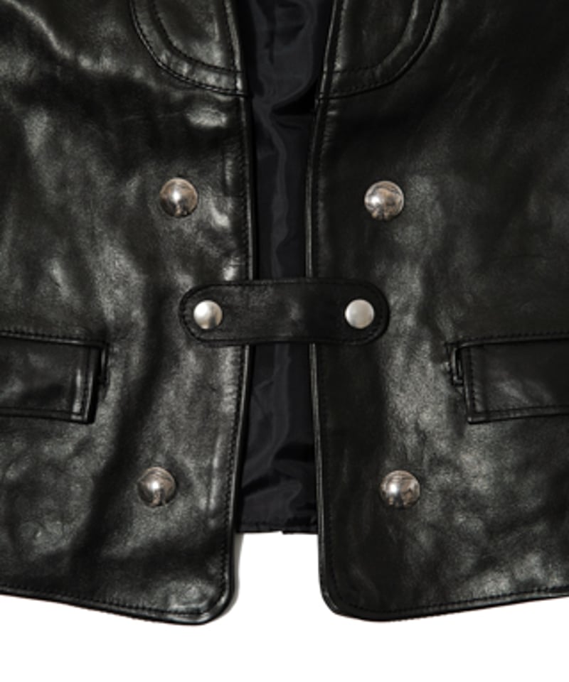 HORSE LEATHER VEST | MASSES OFFICIAL ONLINE STORE