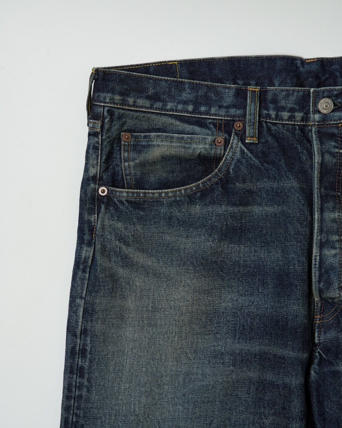DENIM 5P PANTS H.WASH | MASSES OFFICIAL ONLINE