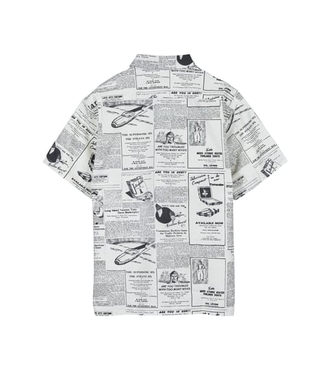 NEWS PAPER S/S SHIRT