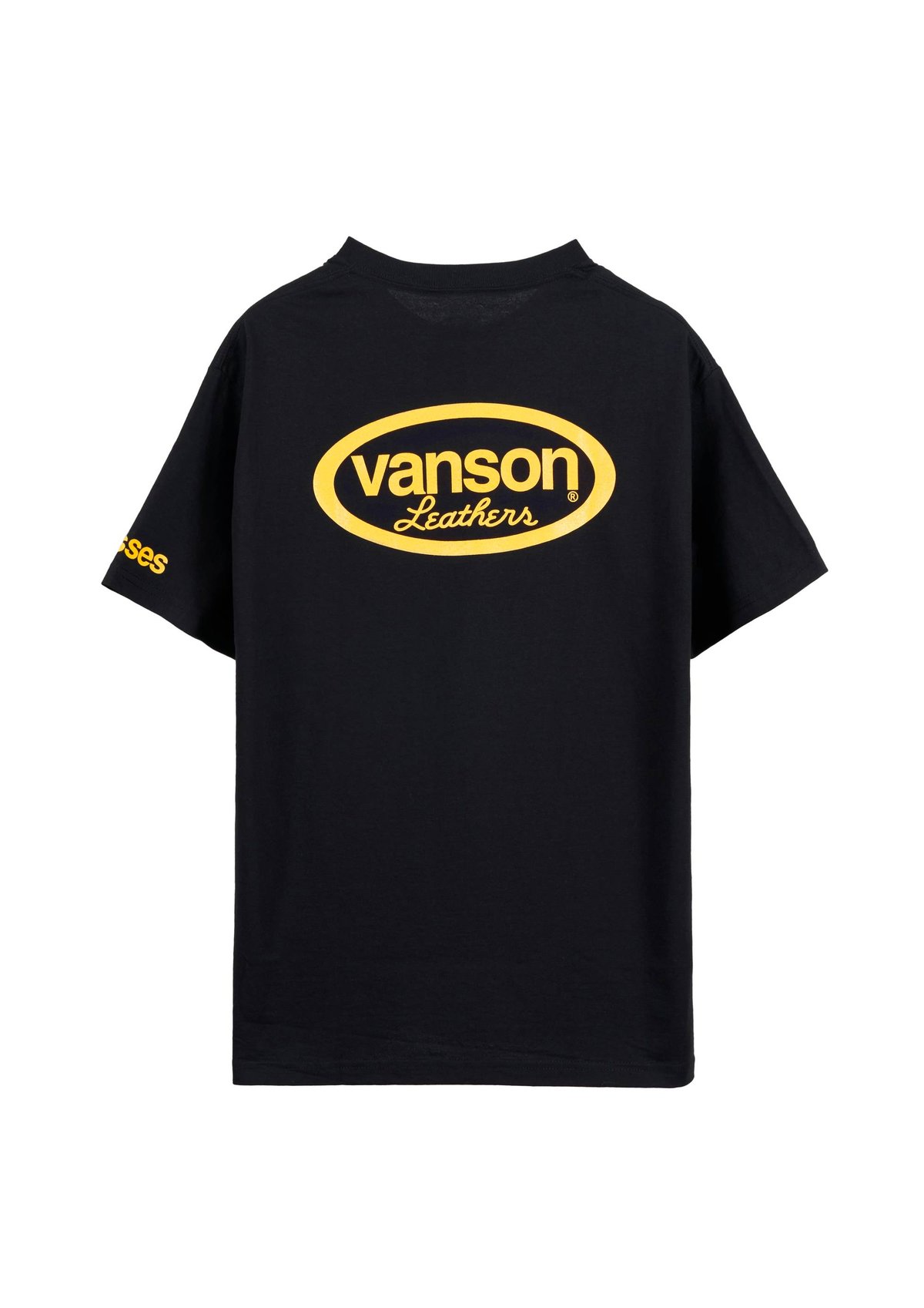 Vanson Leathers ブラック Tシャツ VANSON×MASSES T-SHIRT S/S | MASSES OFFICIAL ONL