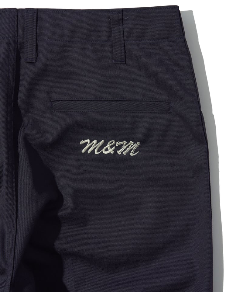 マシス/WORK PANTS Lワークパンツ/ややワイド/ブランドロゴ刻印ボタン マシス/WORK PANTS Lワークパンツ/ややワイド/ブランドロゴ刻印