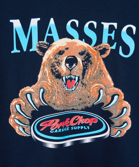 PORKCHOP×MASSES T-SHIRT BEAR
