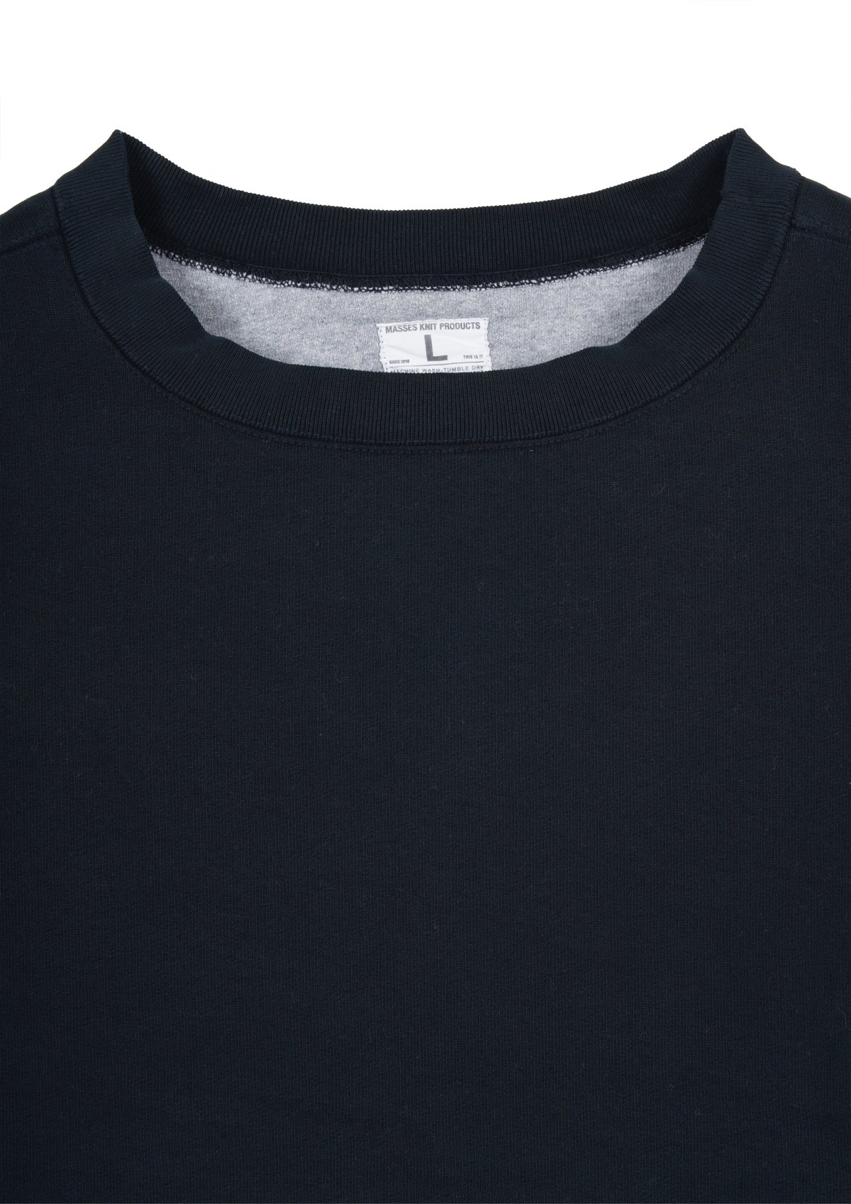 SWEAT CREW W-FACE WASH | MASSES OFFICIAL ONLINE