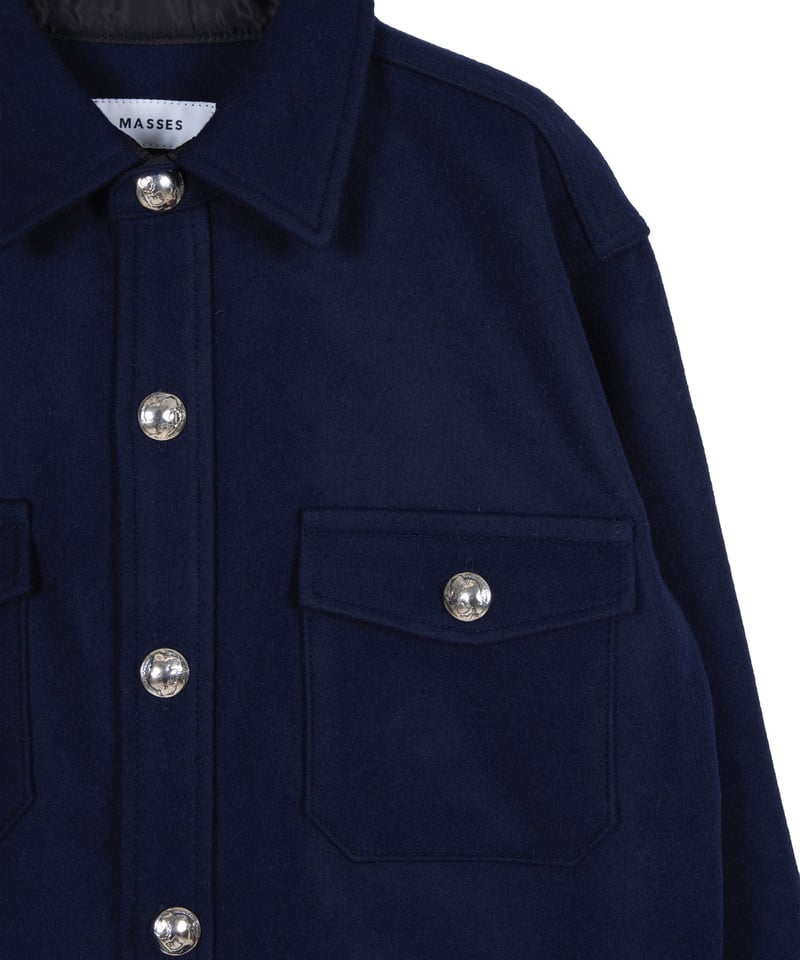 最安値 25AW MASSES マシス MELTON CPO JKT MELTON CPO JKT | MASSES OFFICIAL ONLINE STORE