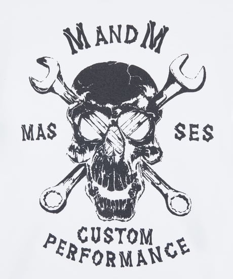 M&M×MASSES T-SHIRT SKULL WRENCH