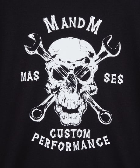 M&M×MASSES T-SHIRT SKULL WRENCH