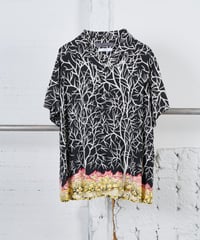 SHORT SLEEVE HAWAIIAN BLOUSE