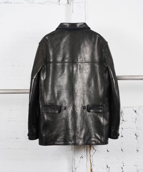LEATHER CAR COAT Ys