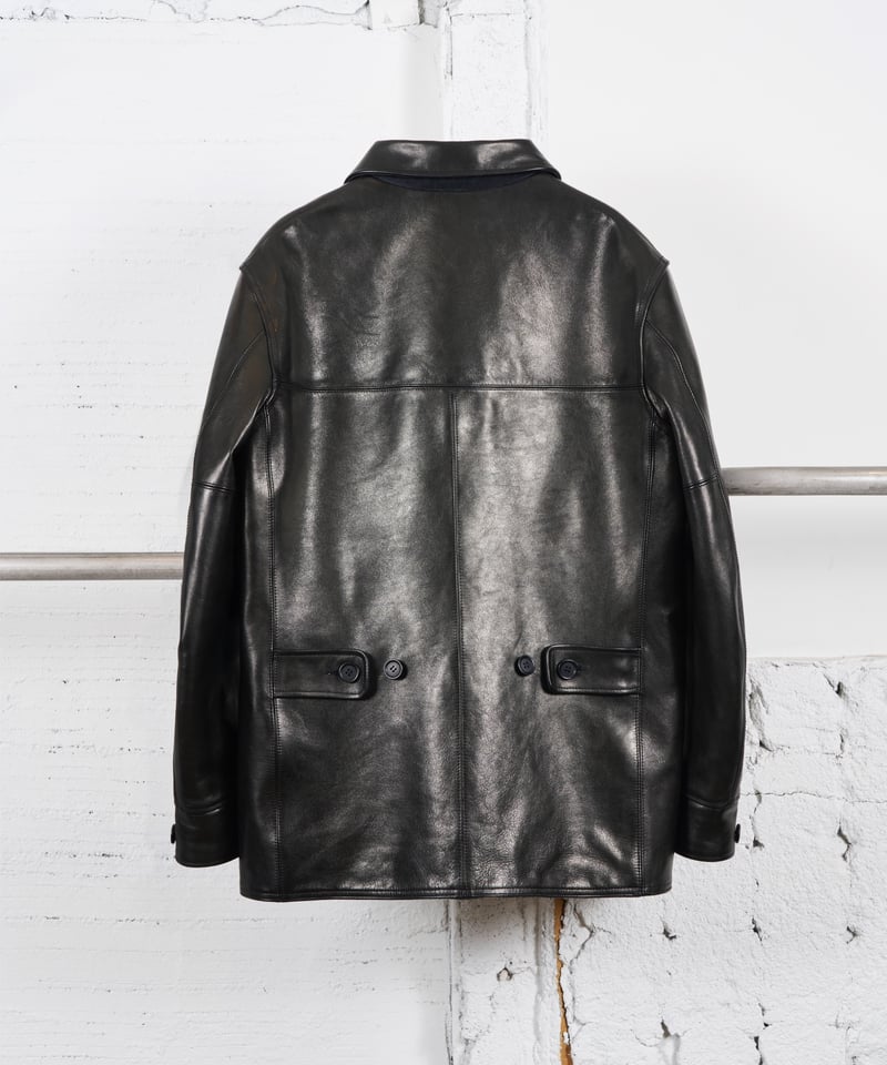 LEATHER CAR COAT Ys | MASSES OFFICIAL ONLINE STORE