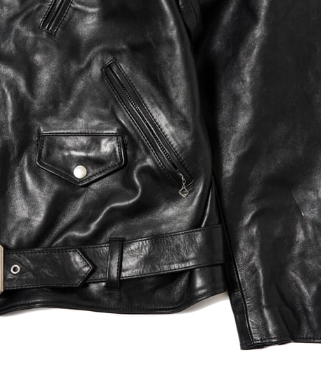 HORSE LEATHER ZIP JACKET VINTAGE MMY