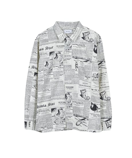 NEWS PAPER SHIRT