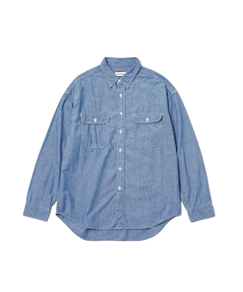 CHAMBRAY SHIRT | MASSES OFFICIAL ONLINE STORE CHAMBRAY SHIRT | MASSES OFFICIAL ONLINE STORE