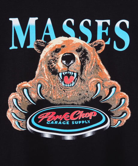 PORKCHOP×MASSES T-SHIRT BEAR
