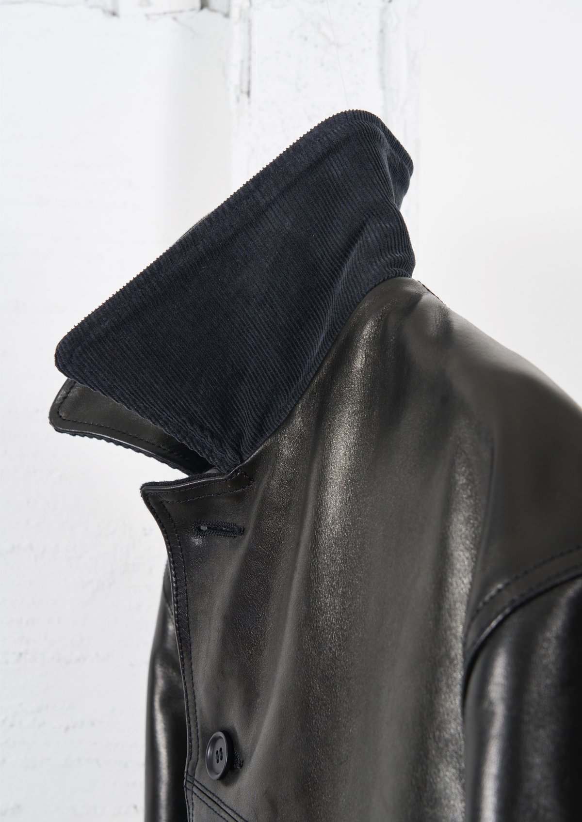 LEATHER CAR COAT Ys | MASSES OFFICIAL ONLINE STORE