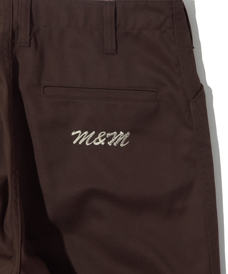 M&M×MASSES チノパン　WORK PANTS M M&M CUSTOM PERFORMANCE - WORK PANTS L (×MASSES) (GREEN