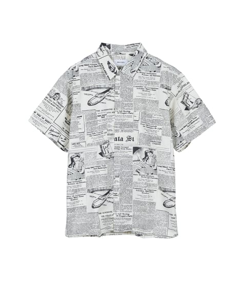 NEWS PAPER S/S SHIRT