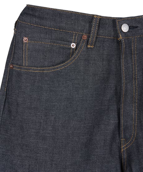 DENIM 5P PANTS RIGID BLACK