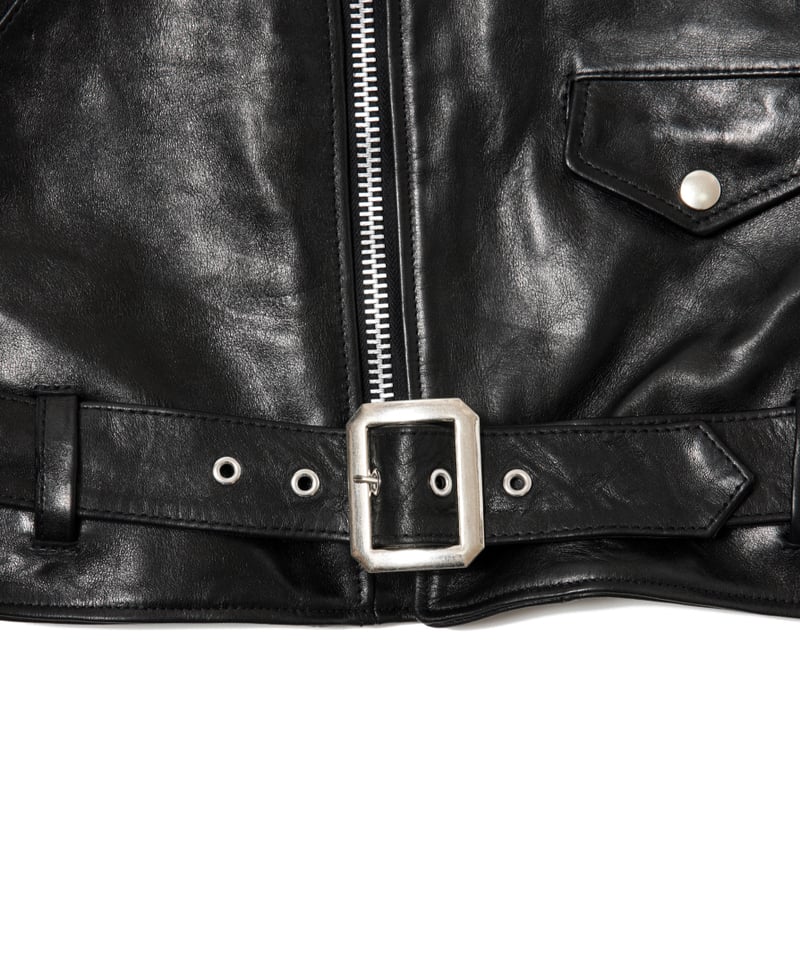 HORSE LEATHER ZIP JACKET VINTAGE MMY | MASSES O