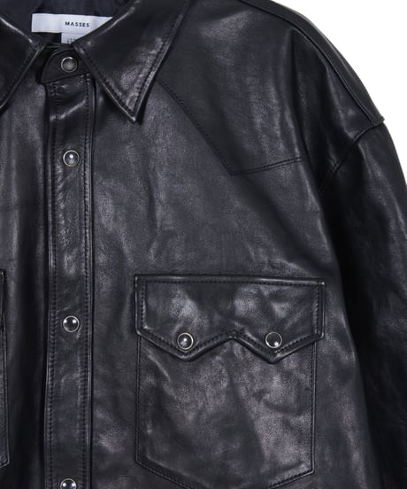 HORSE LEATHER SHIRT VINTAGE W