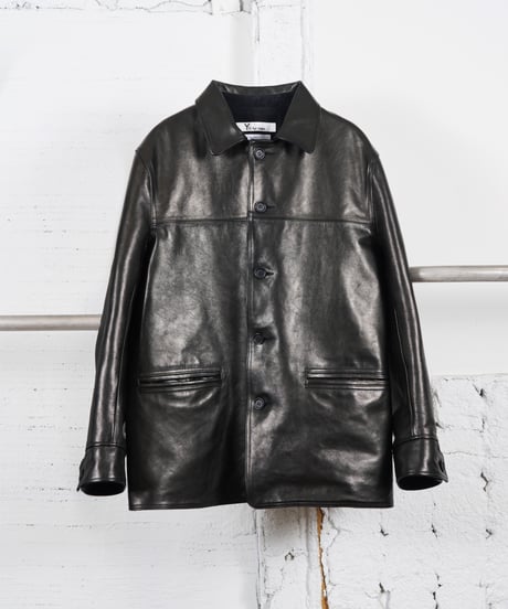 LEATHER CAR COAT Ys
