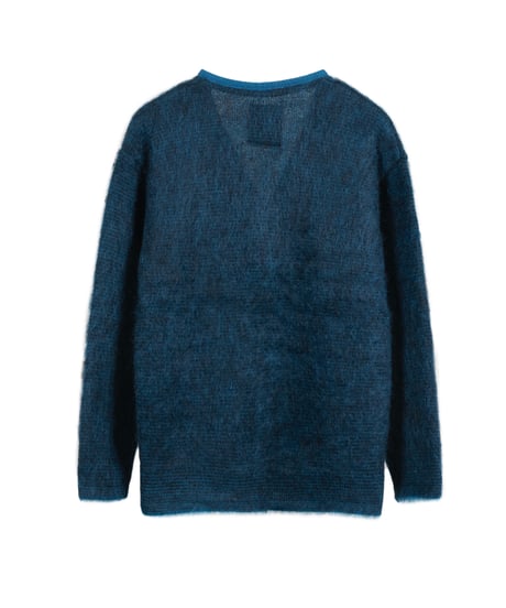 MOHAIR KNIT CARDIGAN MMY