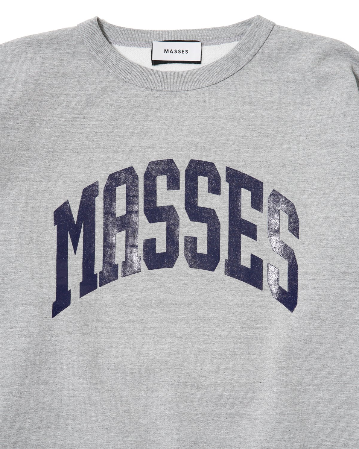 MASSES SWEAT CREW ARCH WASH グレー