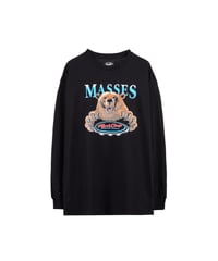 PORKCHOP×MASSES T-SHIRT BEAR L/S