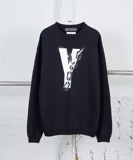 CREW NECK LONG SLV PT C/CHAIN_Y