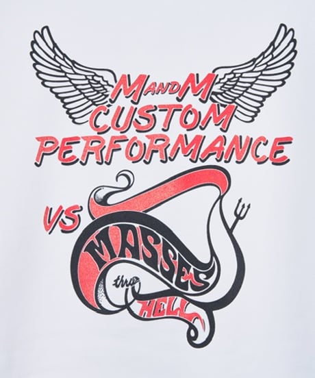 M&M×MASSES T-SHIRT HELL L/S