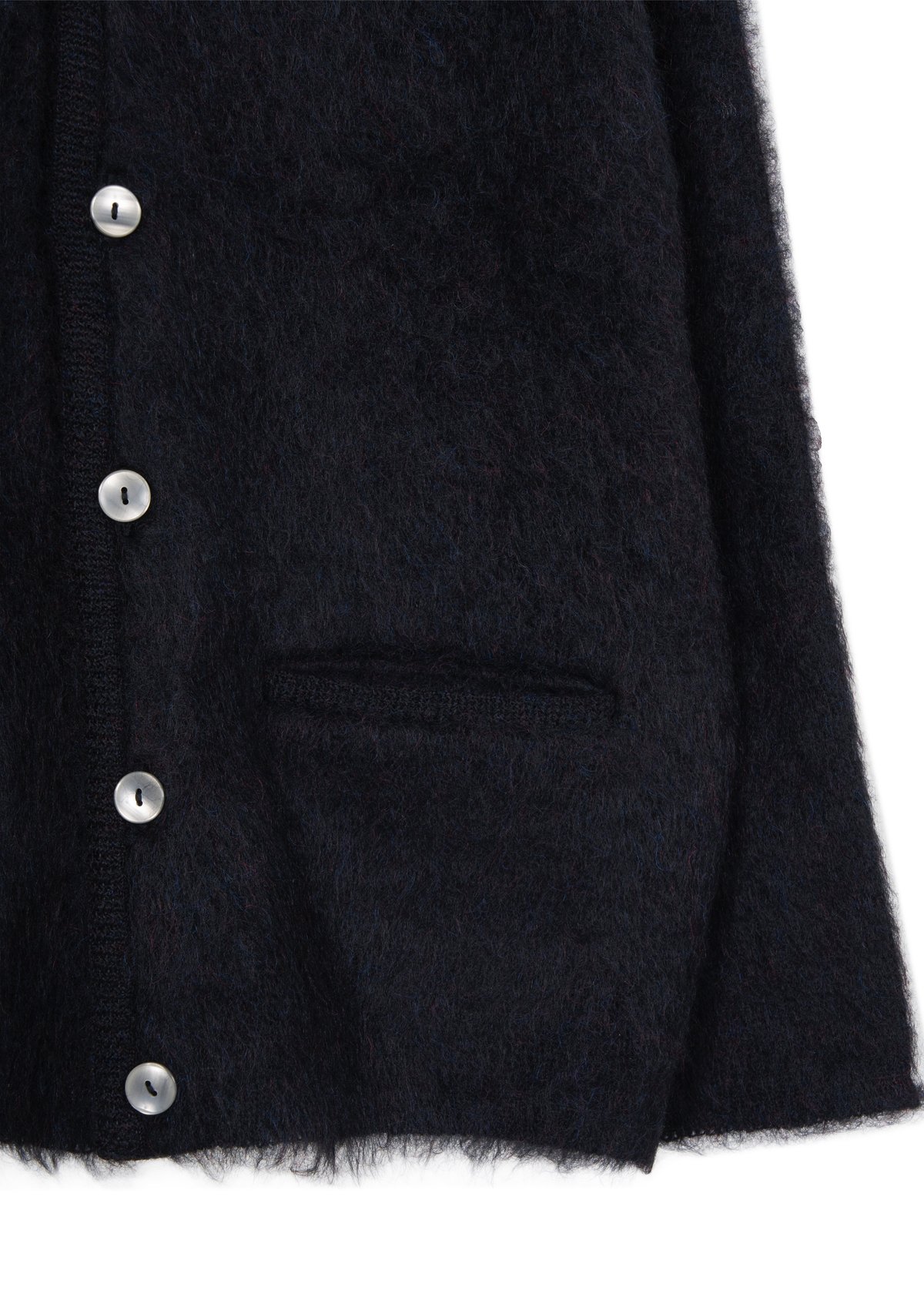 新品未使用MOHAIR CARDIGAN BLACK M 新品未使用MOHAIR CARDIGAN BLACK M SAINT Mxxxxxx Mohair Cardigan in