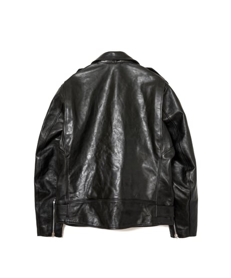 HORSE LEATHER ZIP JACKET VINTAGE MMY