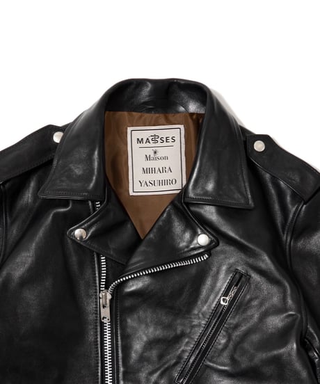 HORSE LEATHER ZIP JACKET VINTAGE MMY