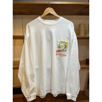 vintage fabric pocket-t  long sleeve size M