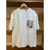 vintage fabric pocket-t  size M