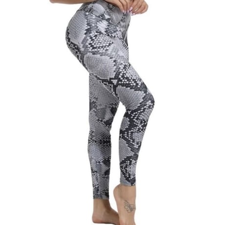 gray python pattern pants (1 color)