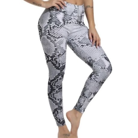 gray python pattern pants (1 color)