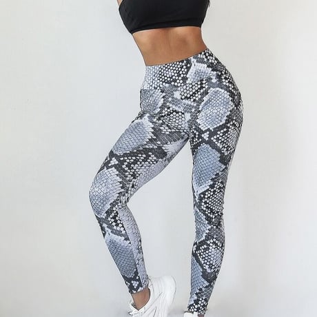 gray python pattern pants (1 color)