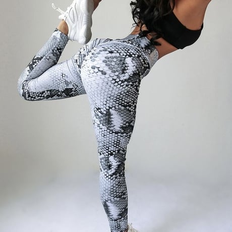 gray python pattern pants (1 color)