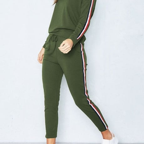 striped sweatshirt setup (5 colors)
