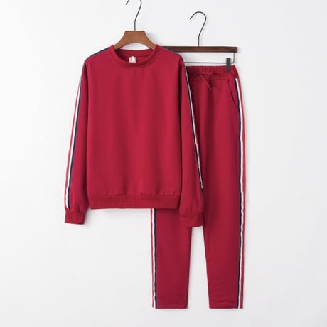 striped sweatshirt setup (5 colors)