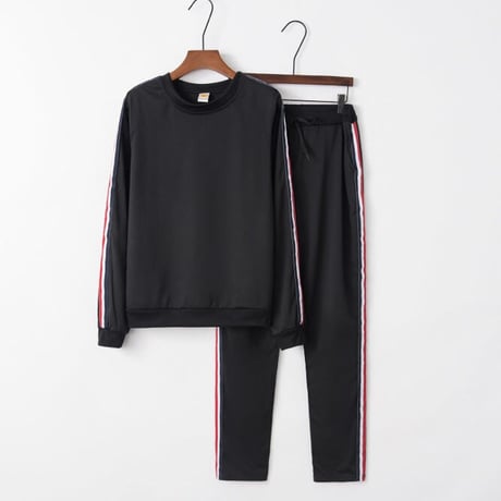 striped sweatshirt setup (5 colors)