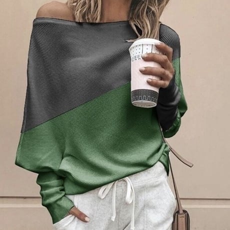 bicolor one shoulder (5 colors)