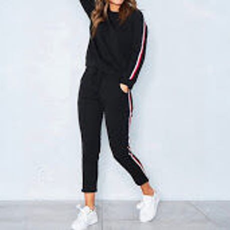 striped sweatshirt setup (5 colors)